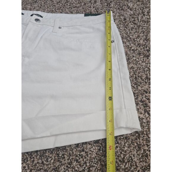Wild Fable White Mom Shorts Size 18 – NWT High Rise 3” Inseam Plus Size Denim - Picture 5 of 10